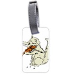 Cat Playing The Violin Art Luggage Tag (two sides) Front