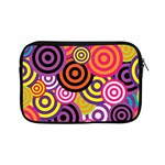 Abstract-circles-background-retro Apple iPad Mini Zipper Cases Front