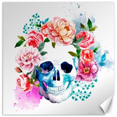 Day Of The Dead Skull Art Canvas 20  X 20  by Salman4z