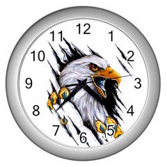 Eagle Wall Clock (silver) by Salman4z