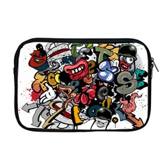 Mural Graffiti Paint Apple Macbook Pro 17  Zipper Case by Salman4z