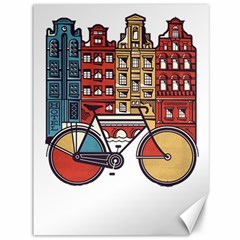 Amsterdam Graphic Design Poster Illustration Canvas 36  X 48  by Salman4z