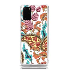 Flowers Pattern Texture White Background Paisley Samsung Galaxy S20plus 6 7 Inch Tpu Uv Case by Salman4z