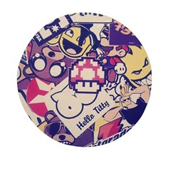 Retro Cartoon Hello Titty Parody Mini Round Pill Box (pack Of 3) by Salman4z