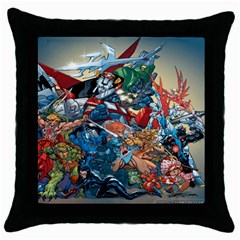 80 s Cartoons Cartoon Masters Of The Universe Throw Pillow Case (black) by Salman4z