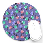 Nail Polish Round Mousepad Front