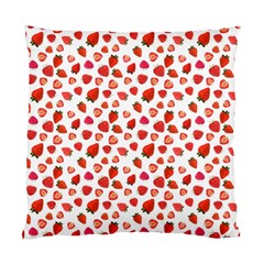 Watercolor Strawberry Standard Cushion Case (two Sides) by SychEva