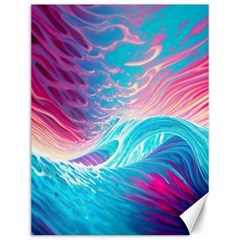 Tsunami Waves Ocean Sea Nautical Nature Water 6 Canvas 12  X 16  by Jancukart