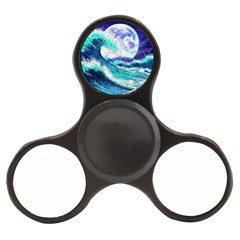 Tsunami Waves Ocean Sea Nautical Nature Water Finger Spinner by Jancukart