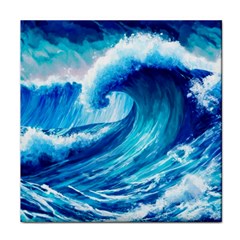 Tsunami Tidal Wave Ocean Waves Sea Nature Water 3 Face Towel by Jancukart