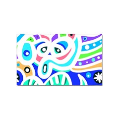 Crazy Pop Art - Doodle Animals   Sticker Rectangular (10 Pack) by ConteMonfrey