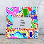 Crazy Pop Art - Doodle Buddies  White Box Photo Frame 4  x 6  Front