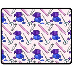 Manicure Fleece Blanket (medium) by SychEva