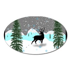 Rocky Mountain High Colorado Oval Magnet by Amaryn4rt