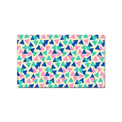 Pop Triangles Sticker Rectangular (10 Pack) by ConteMonfrey