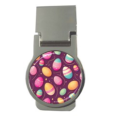 Easter Eggs Egg Money Clips (round)  by Ravend