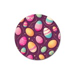 Easter Eggs Egg Magnet 3  (Round) Front