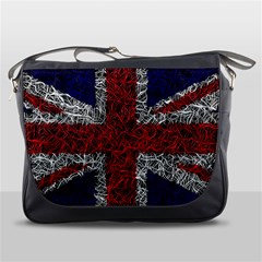 Union Jack Flag Uk Patriotic Messenger Bag by Celenk