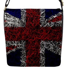 Union Jack Flag Uk Patriotic Flap Closure Messenger Bag (s) by Celenk