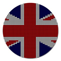 Union Jack Flag British Flag Magnet 5  (round) by Celenk