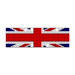 Union Jack Flag Uk Patriotic Sticker Bumper (100 Pack) by Celenk