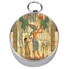 Egyptian Man Sun God Ra Amun Silver Compasses by Celenk