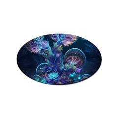 Fantasy People Mysticism Composing Fairytale Art 3 Sticker (oval) by Uceng