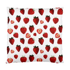 Strawberry Watercolor Standard Cushion Case (two Sides) by SychEva