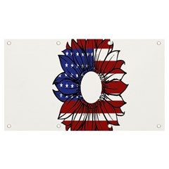 Us Flag Flower Sunshine Flag America Usa Banner And Sign 7  X 4  by Wegoenart