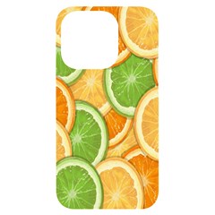 Fruits-orange Iphone 14 Pro Black Uv Print Case by nateshop