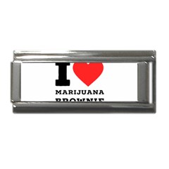 I Love Marijuana Brownie Superlink Italian Charm (9mm) by ilovewhateva