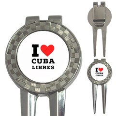 I Love Cuba Libres  3-in-1 Golf Divots by ilovewhateva