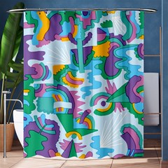 Pattern Hotdogtrap Shower Curtain 60  X 72  (medium)  by Salman4z