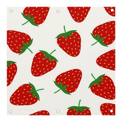 Seamless Pattern Fresh Strawberry Banner And Sign 3  X 3  by Salman4z