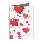 Hand Drawn Valentines Day Element Collection Mini Greeting Card Left