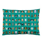 Different-type-vector-cartoon-dog-faces Pillow Case 26.62 x18.9  Pillow Case