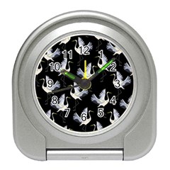 Crane Pattern Travel Alarm Clock by Salman4z