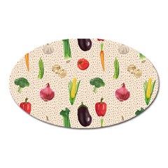 Vegetables Oval Magnet by SychEva