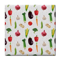 Vegetable Tile Coaster by SychEva