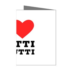 I Love Tutti Frutti Mini Greeting Cards (pkg Of 8) by ilovewhateva