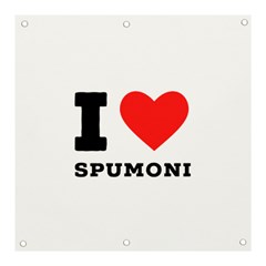 I Love Spumoni Banner And Sign 3  X 3  by ilovewhateva