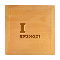 I Love Spumoni Wood Photo Frame Cube by ilovewhateva