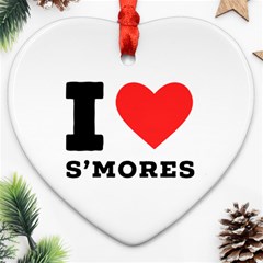 I Love S’mores  Ornament (heart) by ilovewhateva