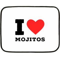 I Love Mojitos  Two Sides Fleece Blanket (mini) by ilovewhateva