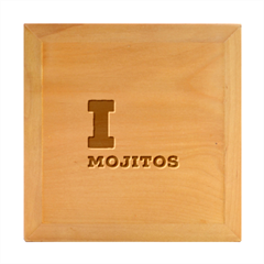 I Love Mojitos  Wood Photo Frame Cube by ilovewhateva