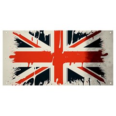 Union Jack England Uk United Kingdom London Banner And Sign 8  X 4  by Ravend