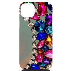 Colorful Diamonds Iphone 14 Plus Black Uv Print Case by Sparkle