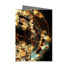 Science Fiction Background Fantasy Mini Greeting Cards (pkg Of 8) by danenraven