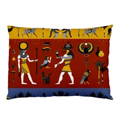 Ancient-egyptian-religion-seamless-pattern Pillow Case by Salman4z