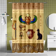 Egypt-horizontal-illustration Shower Curtain 48  X 72  (small)  by Salman4z